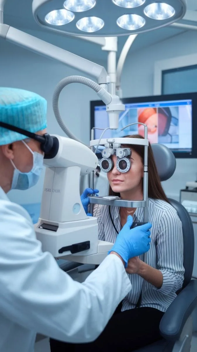 Doctor Consulting Patient at Dr. Reddy's Dental & Eye Care Centre Karaikal